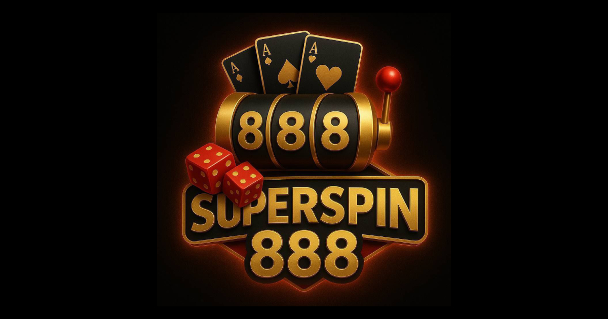 SuperSpin 888 main platform banner showcasing categories and access options